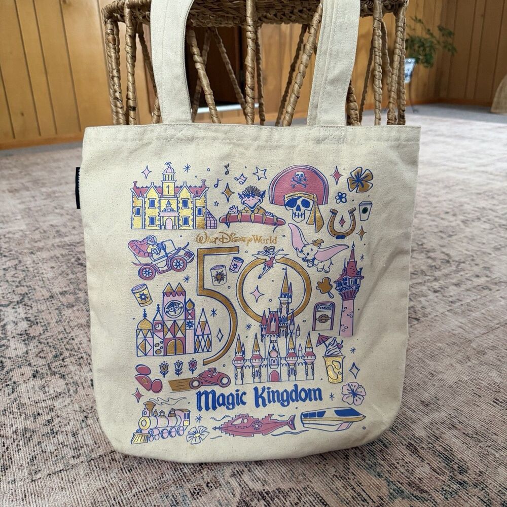 Walt Disney World 50th Anniversary Starbucks Been There Series Tote Bag